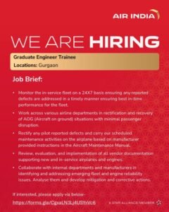 Air India Graduate Engineer Hiring