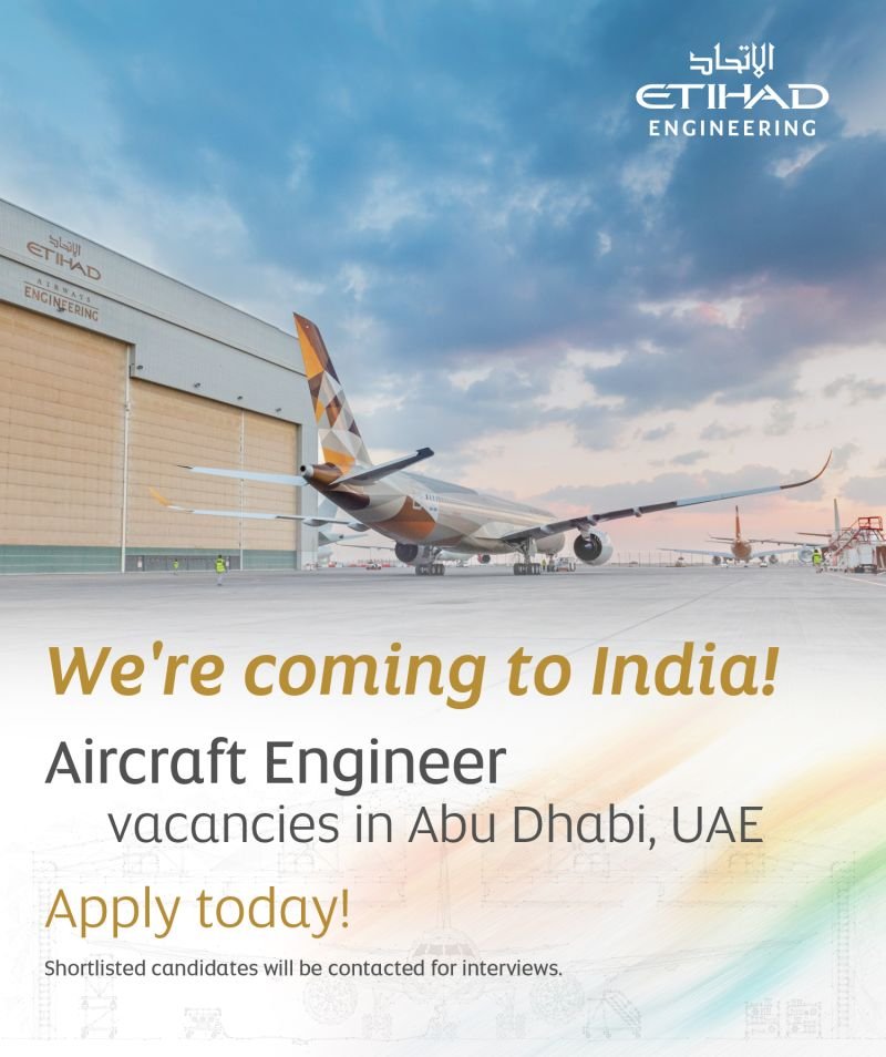 Etihad Engineering Careers - Aircraft Engineer Job Vacancy 𝗔𝗯𝘂 𝗗𝗵𝗮𝗯𝗶, 𝗨𝗔𝗘 - Apply Now