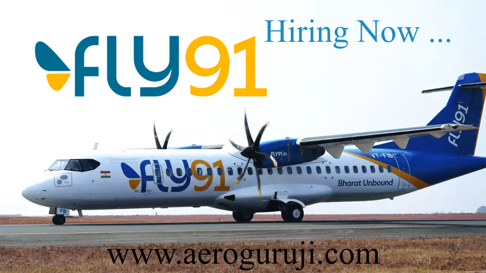 Fly91 Airlines is Hiring B1/B2 Aircraft Technician (Fresher's & Experienced)- Apply Now